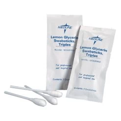 Lemon Flavored Glycerin Swabsticks