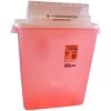 In-Room Sharps Disposal System -Fit Clinic Shop 264954 2 gallon transparent red
