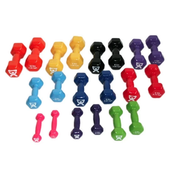 CanDo Vinyl-Coated Cast Iron Dumbbells 3 CanDo Vinyl-Coated Cast Iron Dumbbells