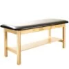 Metron Value Treatment Table With H-Brace -Fit Clinic Shop metron value treatment table with open shelf 6