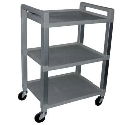 Poly 3-Shelf Cart