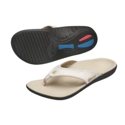 Spenco Total Support Yumi Gold Canvas Sandals